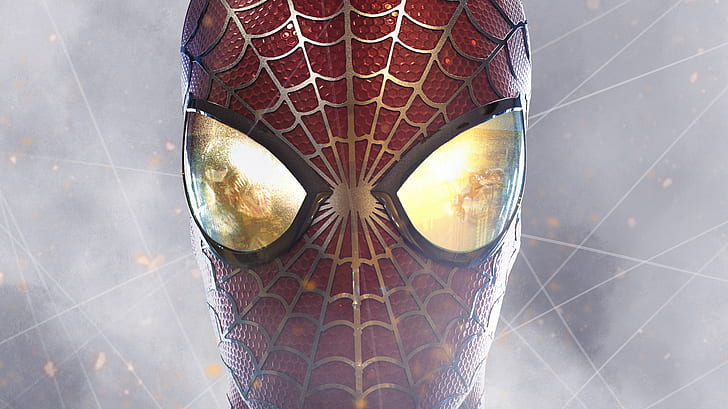 spiderman, closeup, digital art, superheroes, hd, artist, deviantart, HD wallpaper