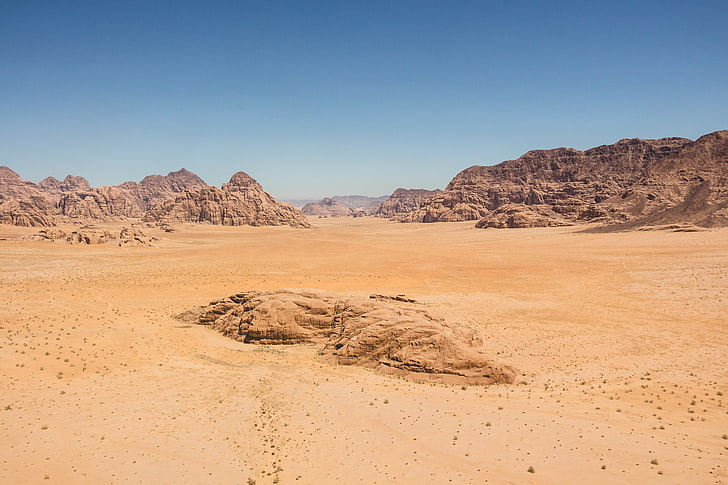 desert, landscape, rock, sky, sand, nature, environment, scenics - nature, HD wallpaper