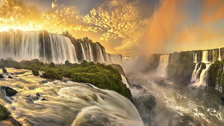 HD wallpaper: waterfall, ban gioc-detian falls, ban gioc detian falls ...