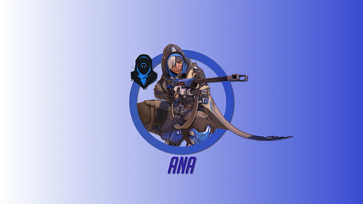 Hd Wallpaper Ana Overwatch Games Xbox Games Ps Games Pc Games Hd Blue Wallpaper Flare