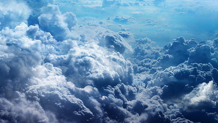HD wallpaper: blue clouds, nature, sky, cloud - sky, cloudscape, beauty in  nature | Wallpaper Flare