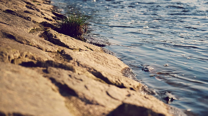 body of water, river, nature, rock, no people, day, solid, rock - object