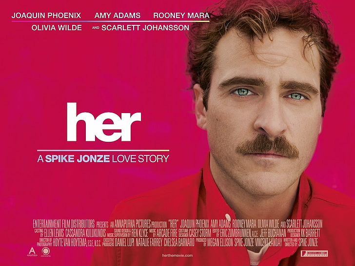 Her A Spike Jonze Love Story cover, Film posters, Her (movie), HD wallpaper