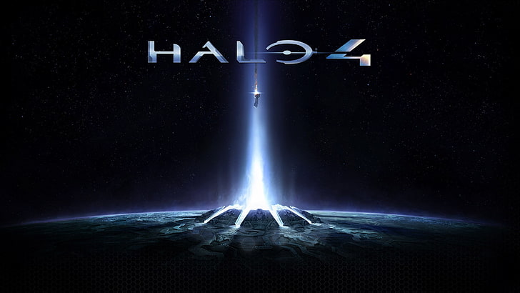 Halo 4 wallpaper, video games, nature, night, no people, communication, HD wallpaper