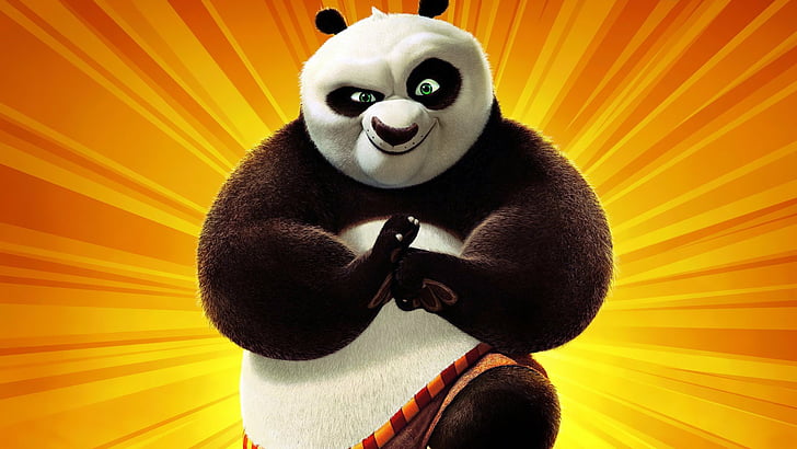 HD wallpaper: Kung Fu Panda, Kung Fu Panda 2, Po (Kung Fu Panda), colored  background | Wallpaper Flare