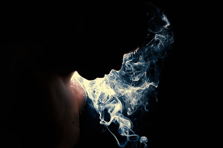 2560x1600px | free download | HD wallpaper: smoke hd, smoke - physical  structure, black background, indoors | Wallpaper Flare