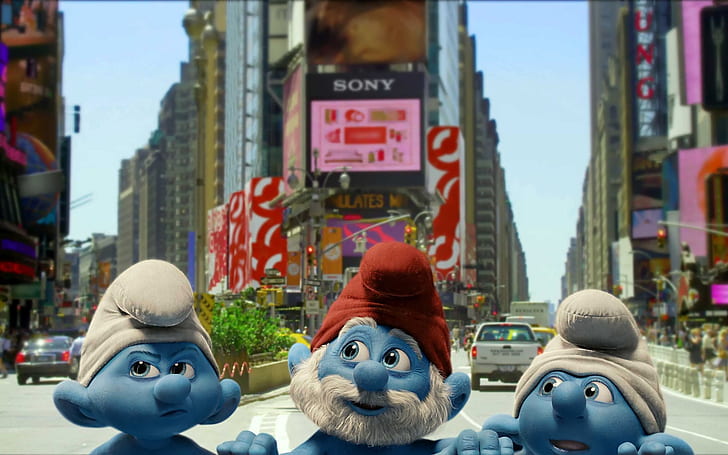 The Smurfs 2011, movie, film, HD wallpaper