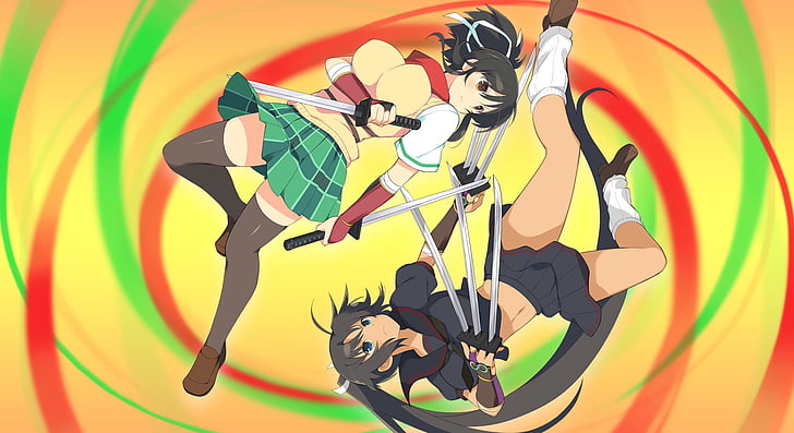 Anime, Senran Kagura, HD wallpaper