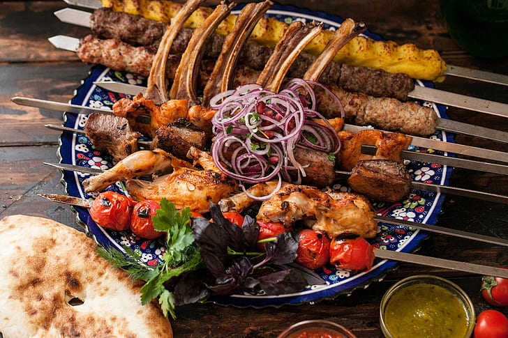 Kabab koobideh Doner kebab Iranian cuisine Adana kebabı, Butter Chicken,  food, recipe png | PNGEgg