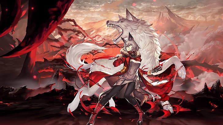 anime red wolf