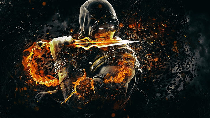 Download Mortal Kombat 3d Scorpion Wallpaper | Wallpapers.com