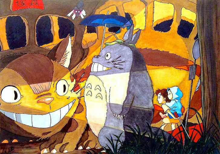 HD wallpaper: Fan Art, My Neighbor Totoro | Wallpaper Flare