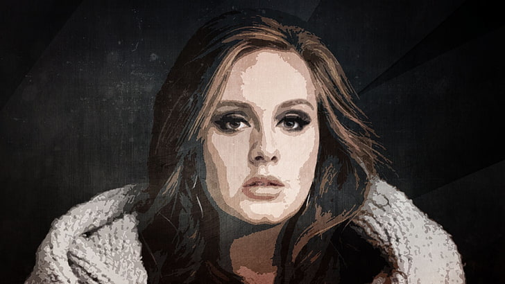 Adele, music, musician, singer, portrait, one person, headshot