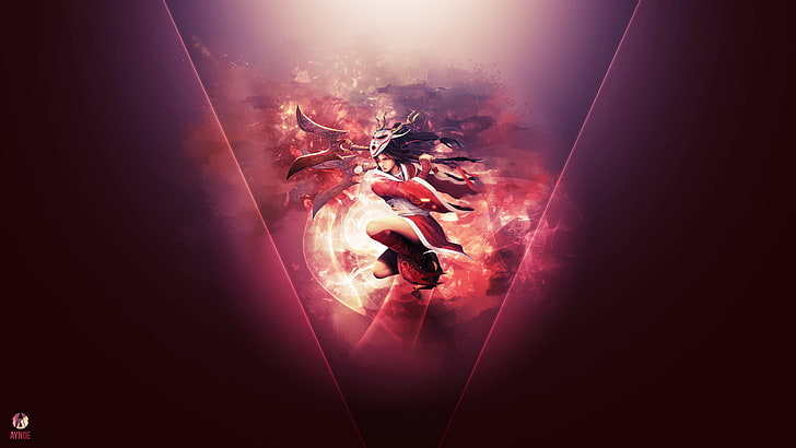 Bloodmoon Akali, League of Legends, animal themes, underwater, HD wallpaper