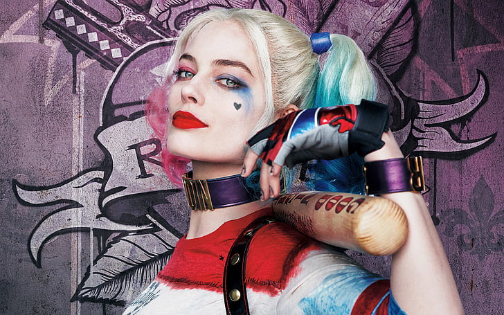 Harley Quinn  Margot Robbie Suicide Squad 4K 8K, HD wallpaper