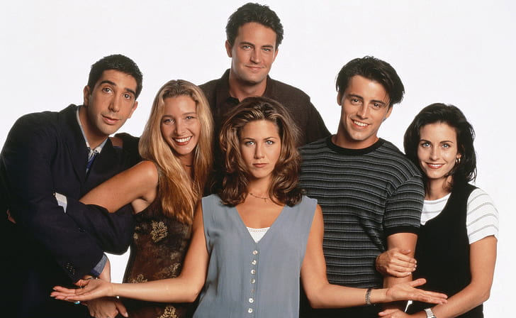 the series, Jennifer Aniston, actors, Matthew Perry, characters, HD wallpaper