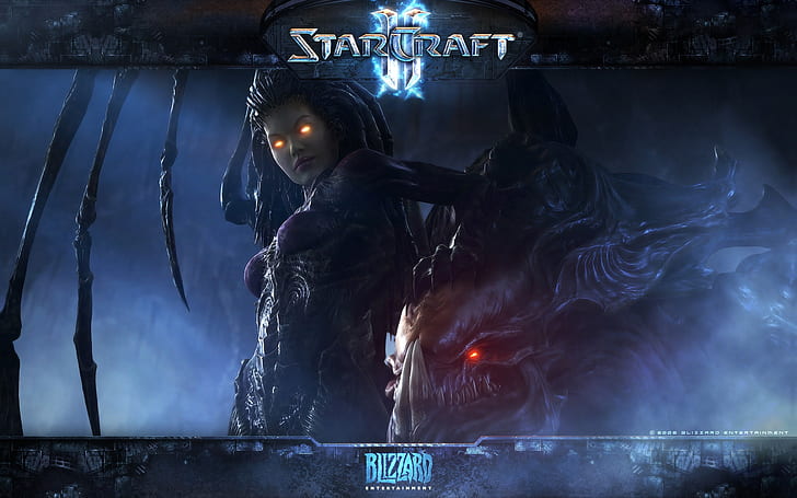 zerg sarah kerrigan queen of blades starcraft ii 1920x1200  Video Games Starcraft HD Art