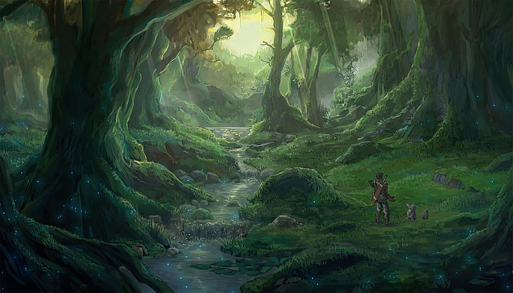 44 Fantasy Forest Wallpaper HD  WallpaperSafari