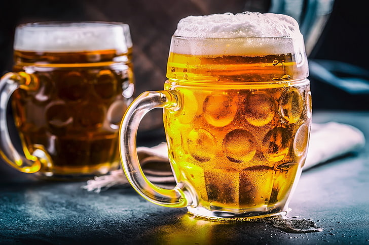 beer, drink, food and drink, refreshment, beer - alcohol, beer glass, HD wallpaper