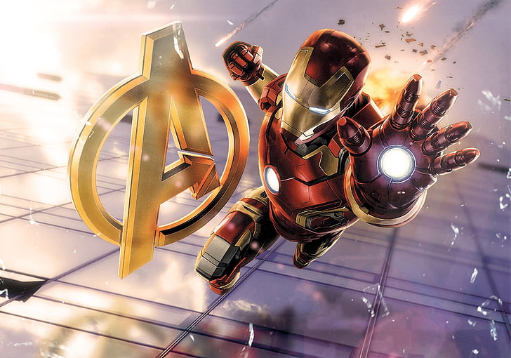 HD wallpaper: Iron Man wallpaper, broken glass, superhero, Avengers: Age of  Ultron | Wallpaper Flare