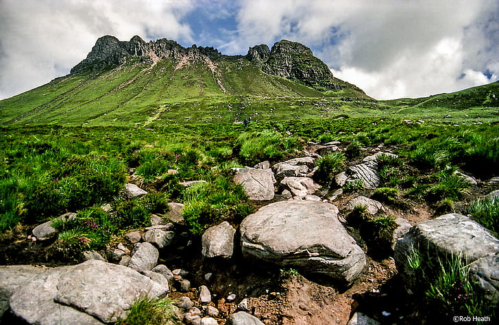 landscape photography of mountain, stac pollaidh, stac polly, stac pollaidh, stac polly