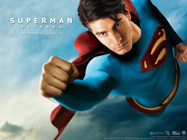 untitled, Superman, Superman Returns, movies, looking at camera, HD wallpaper