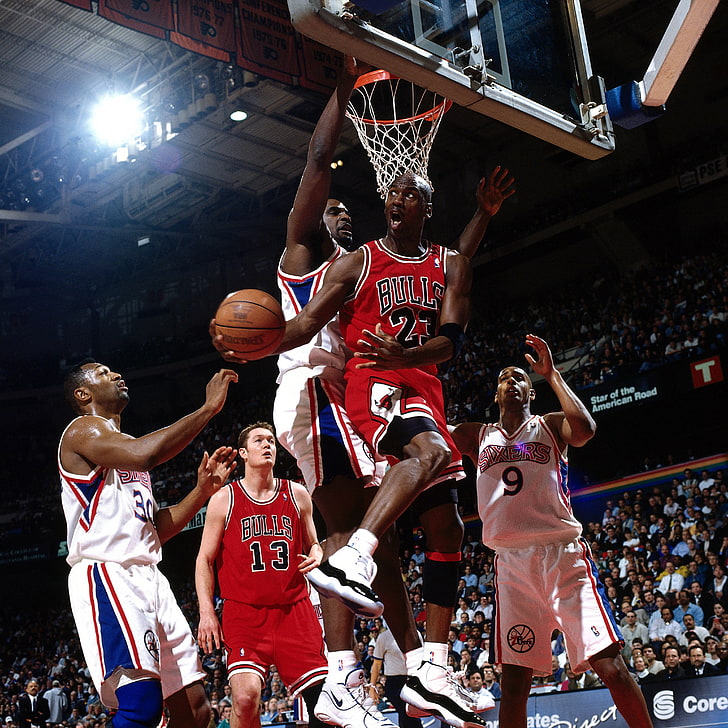 men, sports, basketball, Michael Jordan, Chicago Bulls, legend, HD wallpaper