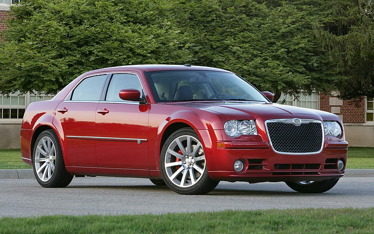 2012 Chrysler 300, red sedan, cars, 1920x1200, HD wallpaper