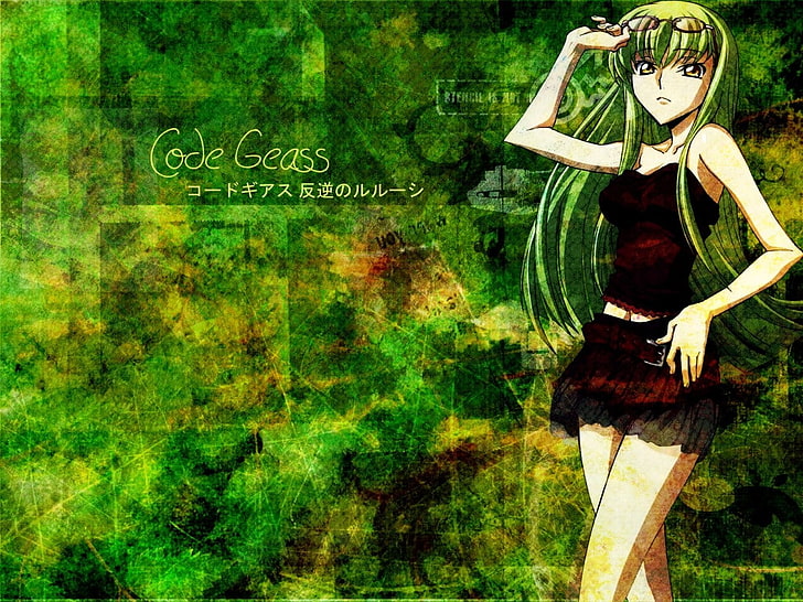 Hd Wallpaper Anime Code Geass Anime Girls C C Glasses Art And Craft Wallpaper Flare