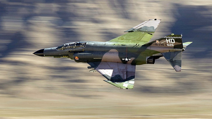 F-4 Phantom II, aircraft, military aircraft, vehicle, air vehicle, HD wallpaper