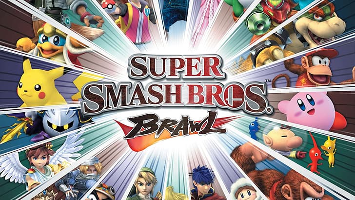 Eigenwijs Laatste Romantiek HD wallpaper: Super Smash Brothers, Wii, Mario (Character, Pikachu, Kirby |  Wallpaper Flare