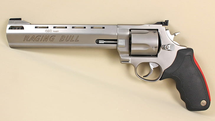 taurus raging bull revolver, HD wallpaper