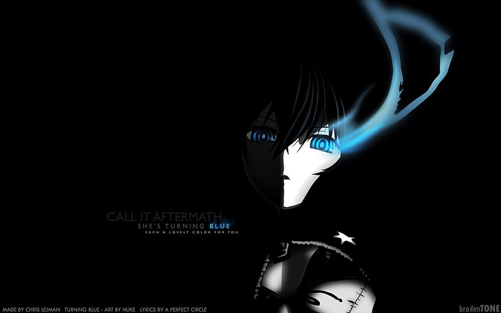 Anime Black Rock Shooter Turning Blue Anime Other HD Art, Photoshop, HD wallpaper