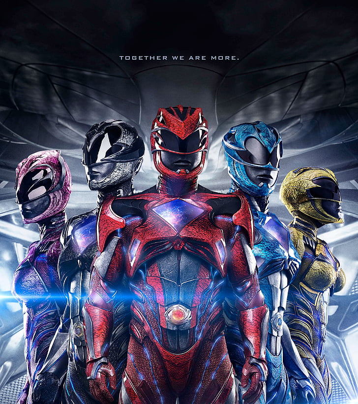 Power Rangers Neon HD wallpaper download