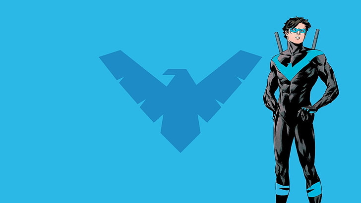 Fan Art I designed this Nightwing wallpaper for my iPhone last night  Thought Id share it in case anyone else would like to use it  rDCcomics