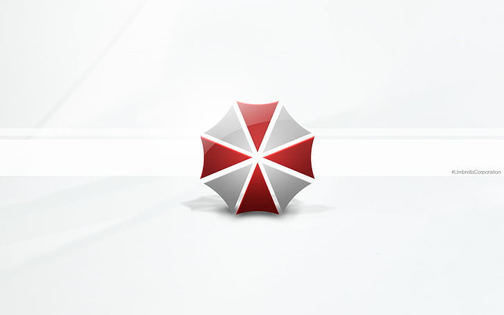 gray and red umbrella logo, Resident Evil: Retribution, umbrella corporation