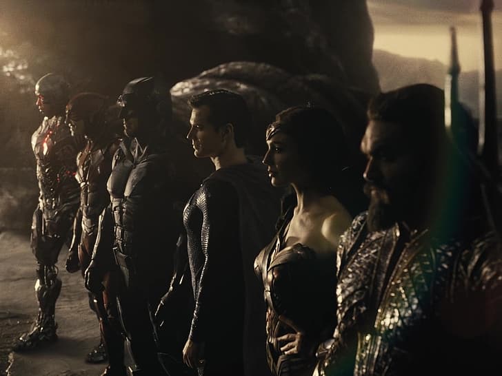 Wonder Woman, Flash, Aquaman, Batman, Zack Snyder's Justice League, HD wallpaper