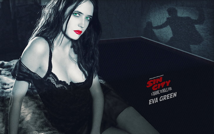 Sin City Eva Green wallpaper, A Dame to Kill For, worth killing, HD wallpaper