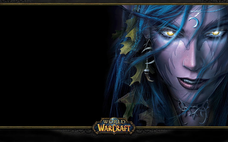 World of Warcraft wallpaper, video games, Night Elves, one person, HD wallpaper