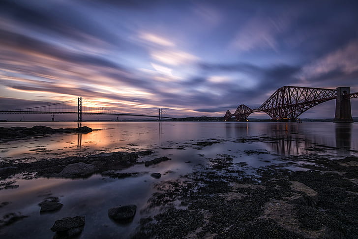 Scotland, Forth Bridge, Great Britain, river, United Kingdom