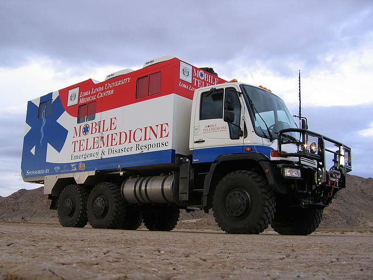 2007 Unicat Mercedes Benz Unimog U500 6x4 Drv63 Firetruck Ambulance Emergency Cool