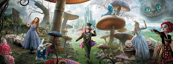 Alice In Wonderland Movie, Movies, mad hatter, fantasy movie, HD wallpaper
