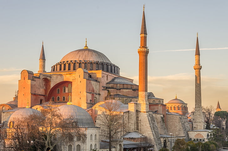 Mosques, Hagia Sophia, Architecture, Dome, Istanbul, Turkey, HD wallpaper