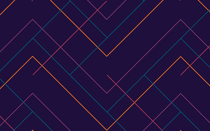 orange, purple, and blue digital wallpaper, abstract, pattern, HD wallpaper