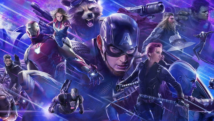 The Avengers, Ant-Man, Avengers EndGame, Black Widow, Brie Larson, HD wallpaper