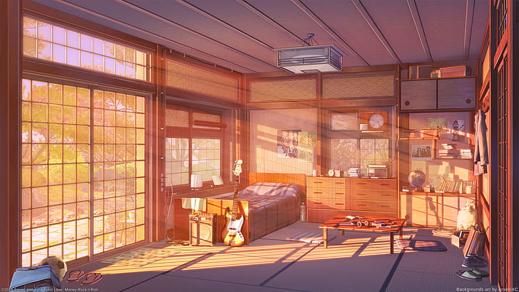 Very Pretty Room Background, Bedroom For Anime Kid, Cute Picture Of Rooms  Background Image And Wallpaper for Free Download