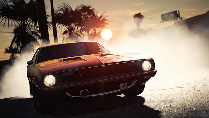 Plymouth Barracuda, 5K, Need for Speed Payback, HD wallpaper