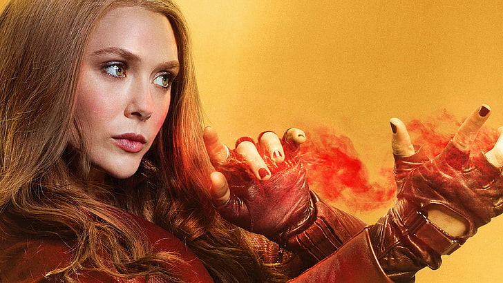 Scarlet Witch Avengers Infinity War, one person, hair, long hair, HD wallpaper