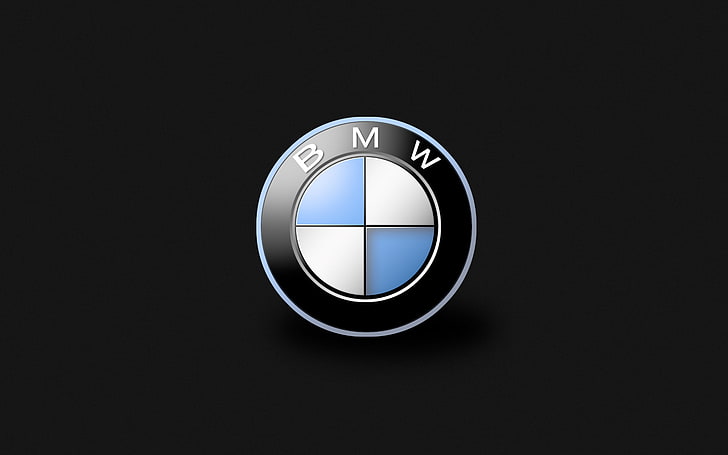 BMW logo, emblem, icon, symbol, sign, vector, illustration, circle, HD wallpaper