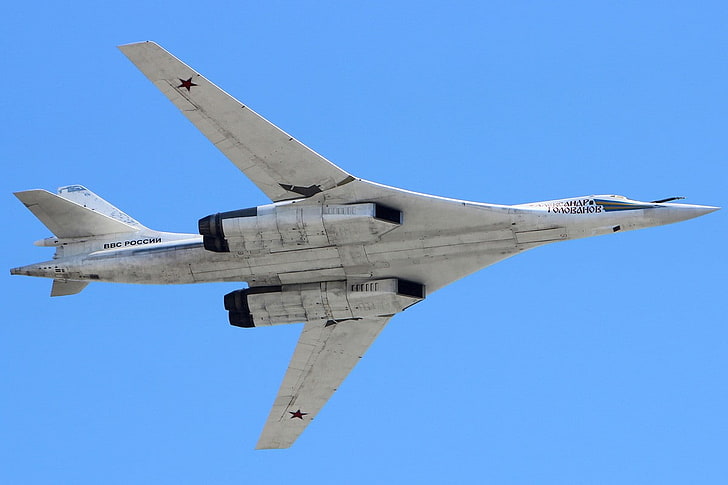 Tupolev Tu-160, strategic bomber, Russian Air Force, air vehicle, HD wallpaper